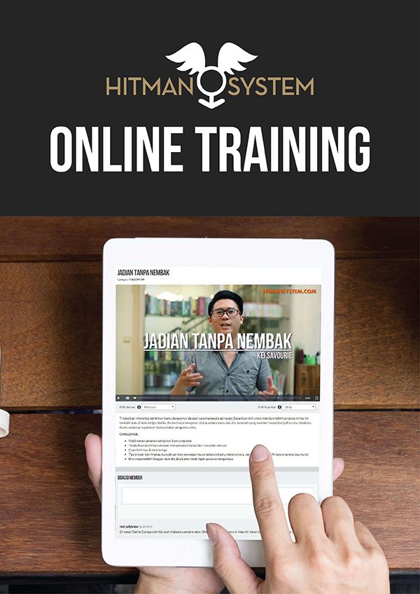 Tablet displaying online training video content.